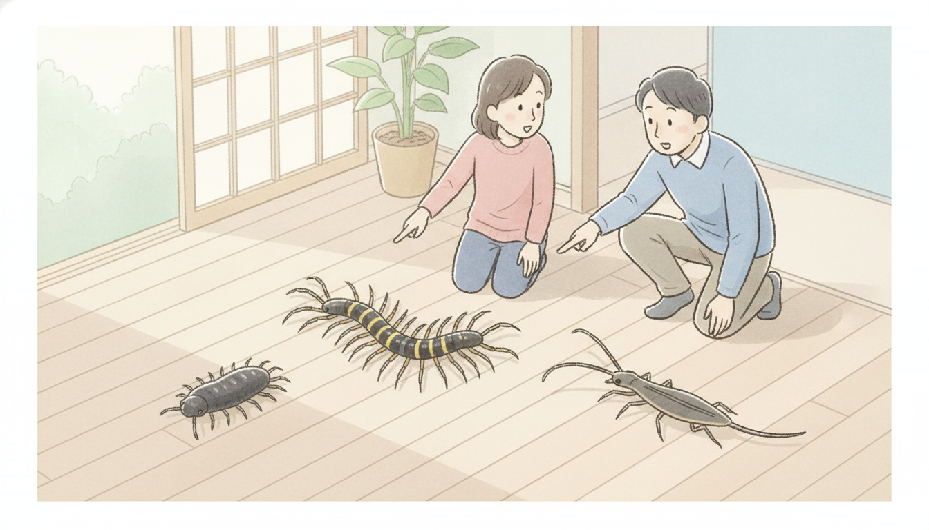 ヤスデやゲジとの違い